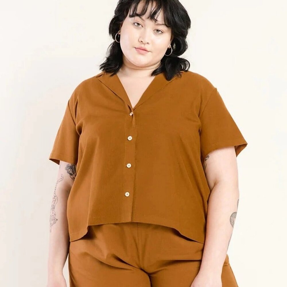 Tradlands short sleeve camp shirt